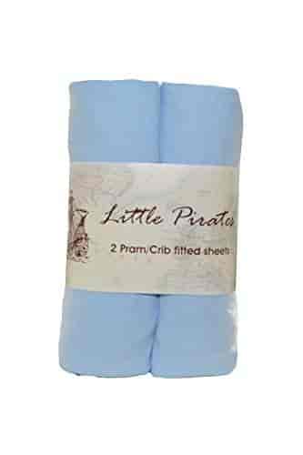 Crib Jersey Fitted Sheet 100/% Cotton 40x90cm White