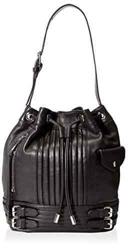 Linea Pelle Womens Rowan Bucket Bag Black One Size