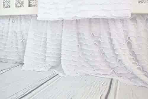 Large Pink aBaby Smocked Bassinet Skirt