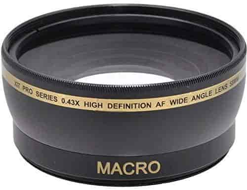 Hyla Optics New 0.43x High Definition Wide Angle Conversion Lens 52mm for Sony HDR-CX760V