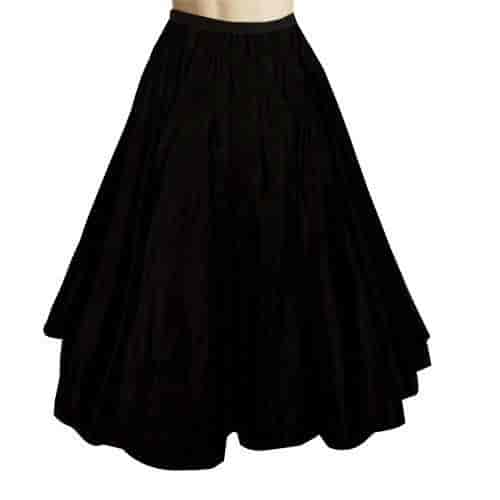 Umbrella cut long skirt clearance