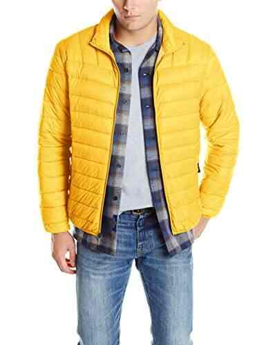 hawke & co men's packable down puffer jacket