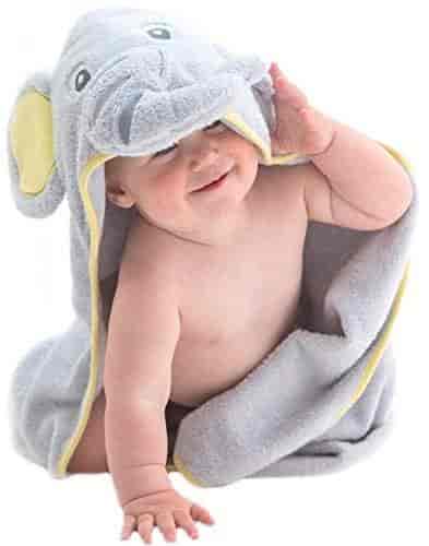 Buy Extra Soft Elephant Baby Hooded Towel 100 Cotton Baby Bath Towel Perfect For Baby Shower Newborn Or Toddler Girls And Boys Features Price Reviews Online In India Justdial