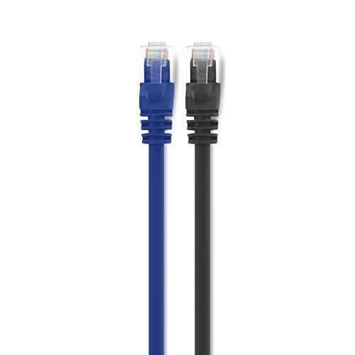 3 Pack 25FT Cat6 Gray Ethernet Network Patch Cable RJ45 Lan Wire 25 Feet
