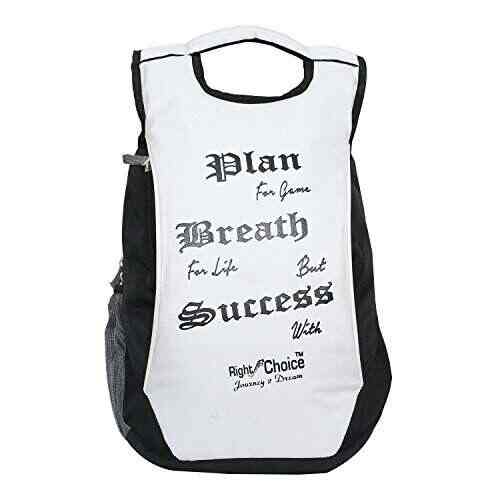 black and white school bag