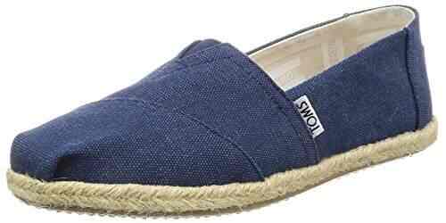toms navy washed canvas women's classics