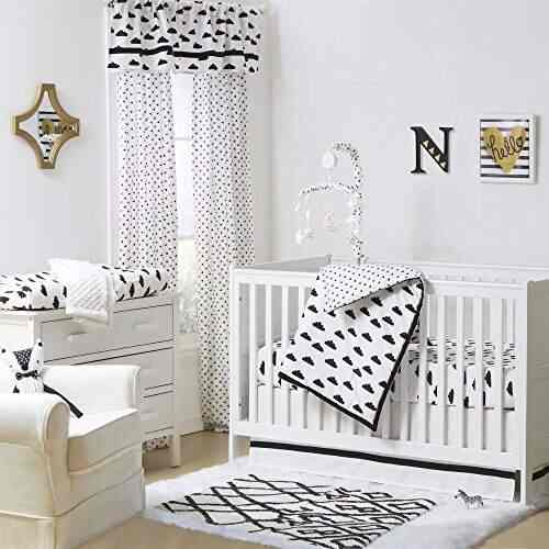 clouds crib bedding