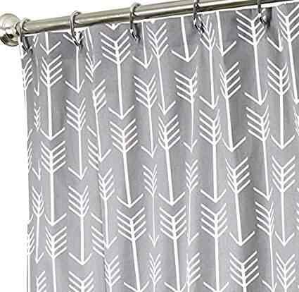 Buy 72 X 84 Multi Extra Long Shower Curtain Fabric Shower Curtains Bathroom Curtains Arrow Gray Shower Curtain 72 X 84 Features Price Reviews Online In India Justdial