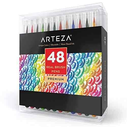 Buy Arteza Real Brush Pens 48Colors Watercolor Markers (Set of