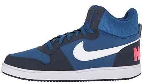 nike court borough mid blue