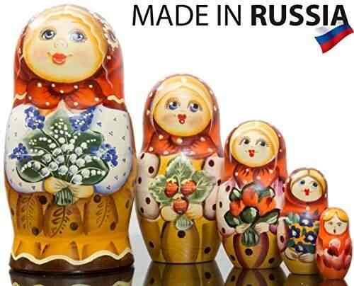 Buy Russian Nesting Doll Masha Hand Painted In Russia 6