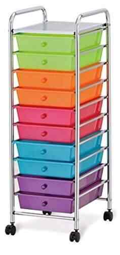 Buy Seville Classics 10 Drawer Organizer Cart Web241 New