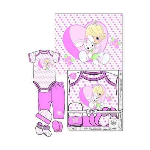 Buy Precious Moments Baby Girls 5 Piece Pink Clothing Gift Set