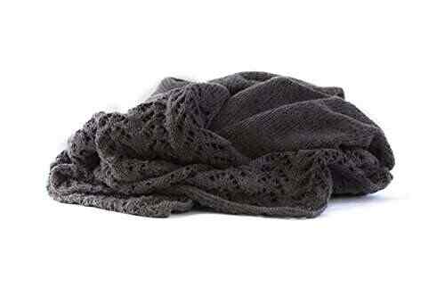 Buy New Zealand Soft Wool Hand Knitted Baby Blanket Heather