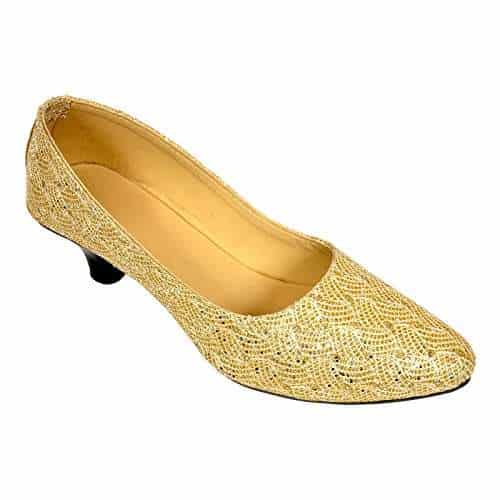 gold pumps uk