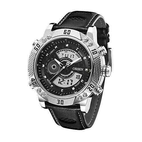 digital watch with hands