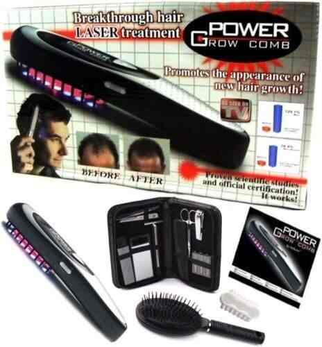 Cpixen Power Grow Laser Comb Kit Regrow Hair Loss Therapy Cure Promotes The Appearance Of New Hair With Manicure Set