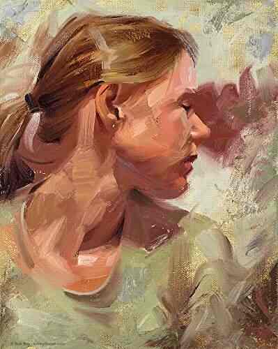 Buy Digital Painting Jillian Looking Back Portrait Woman Painterly