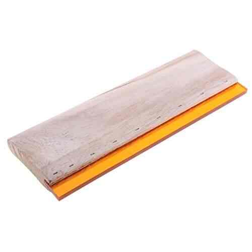 15cm-38cm Silk Screen Printing Squeegee Blade Wood Handle Scraper Tool