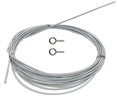Buy Vivek Window Curtain Rod Spring Cord Cable Kit 20 Feet With