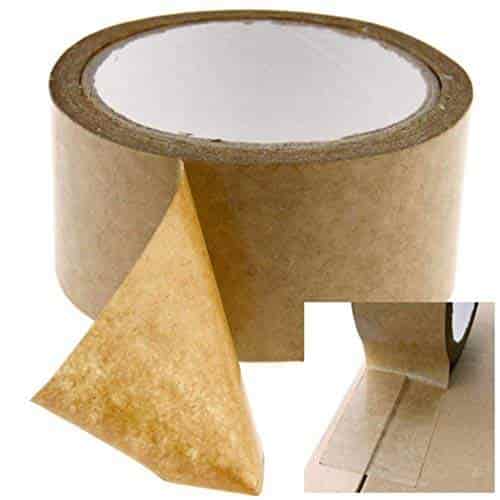 1 x 50mm Brown Adhesive Backing Tape Picture Framing 50m