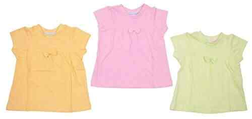 Buy Zero Baby Girl Dress Set Size 3 6 Months Colour Orange Pink Green Pack Of 3 Features Price Reviews Online In India Justdial