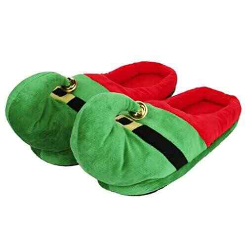 Childrens Novelty Christmas Elf Slippers