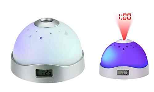 Buy Inditradition Moon Stars Color Changing Table Clock With Time