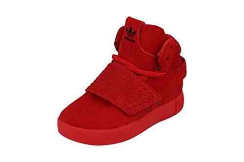 childrens red adidas trainers