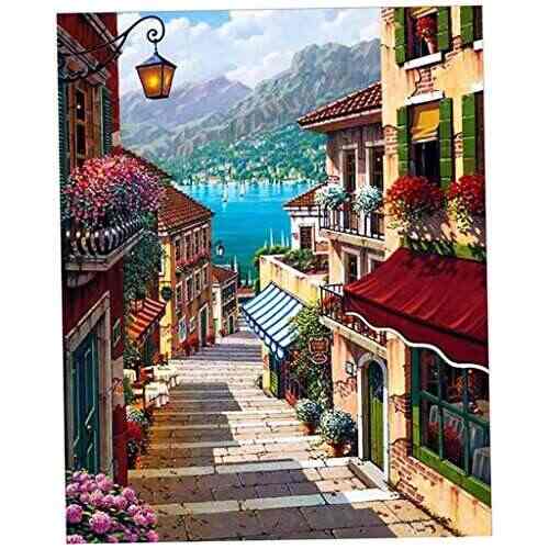 Buy Magideal Diy Digital Painting By Numbers Kit Unframed