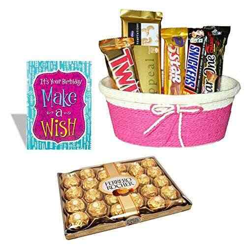 Buy 24 Pieces Ferrero Rocher With Chocolate Combo Birthday Gift 5088 Features Price Reviews Online In India Justdial