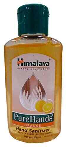 Buy Himalaya Pure Hands Hand Sanitizer Orange 100ml Bottle