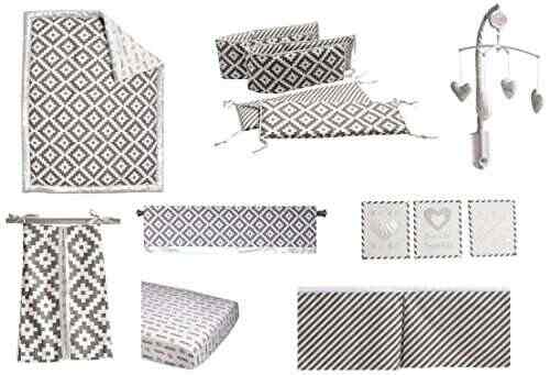 Buy Bacati Love Unisex 10 Piece Nursery In A Bag Crib Bedding Set