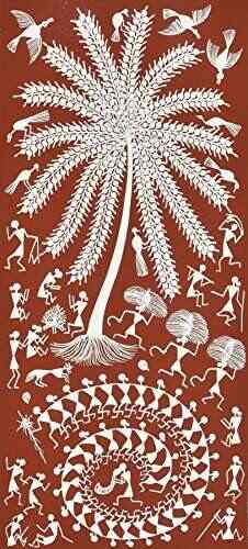Buy Exotic India Tree Of Life And And Dance Warli Painting On