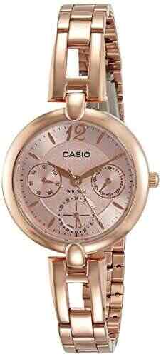 casio women's watch rose gold