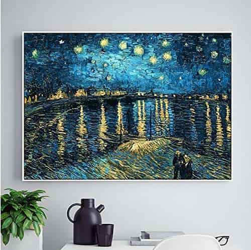 Buy Faraway 5d Diy Diamond Painting Starry Night On The Rhone