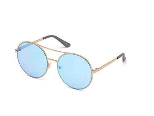 guess aviator sunglasses blue