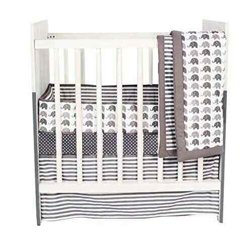 portable crib bedding