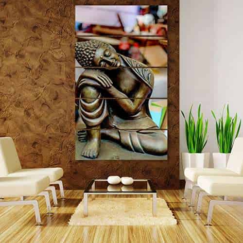 Buy Inephos Multiple Frames Beautiful Buddha Wall Painting For
