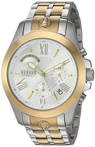 Versus By Versace Mens Chrono Lion Extension Quartz Gold And Stainless Steel Watch Color Two Tone Model Vspbh1418 Features Price Reviews Online In India Justdial