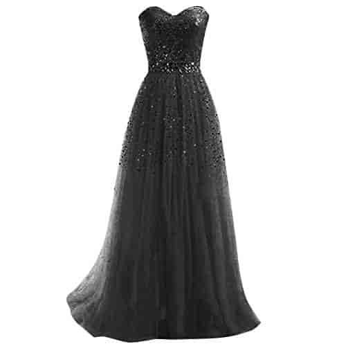 black long dress for party