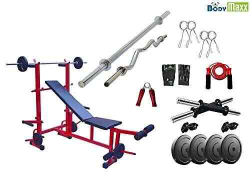 Buy Body Maxx Home Gym Set 30 Kg With 8in1 Bench Features Price