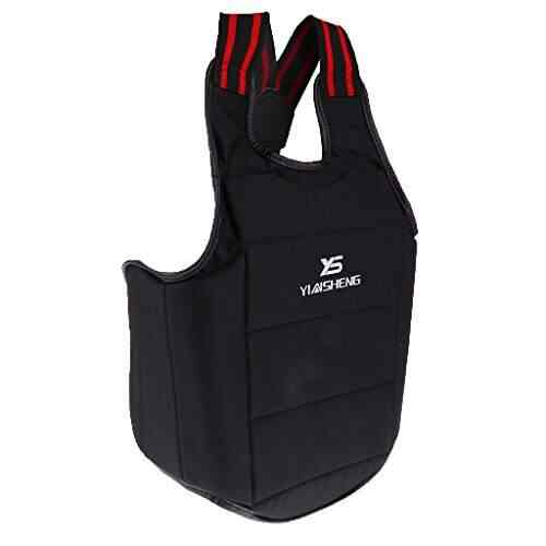 Boxing Chest Guard Body Protector Training Kickboxing Sports Armour Shield S
