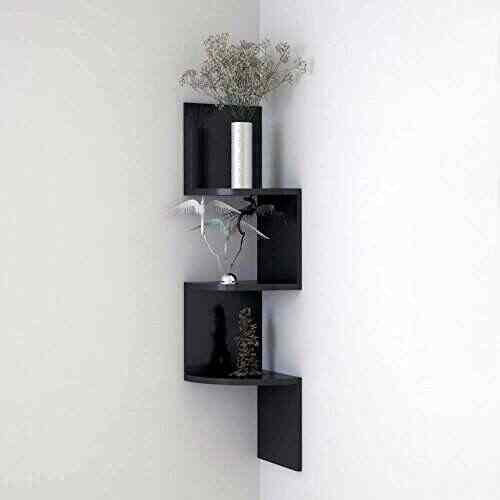 Buy Santosha Decor Zigzag Shape 3 Curved Wall Corner Shelf Racks