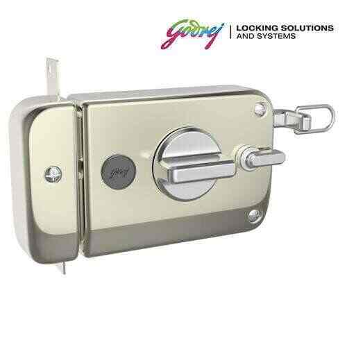 Godrej Ultra Xl And Twinbolt 1ck Satin Nickel Outside Opening Lock