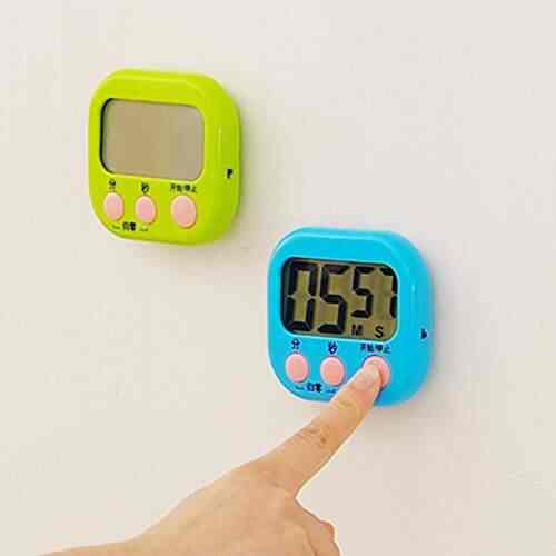 Buy Pinkdose China White 1pc Magnetic Back Large Lcd Digital Cooking Timer Tools Kitchen Timer Countdown Alarm Clock Cooking Timing Gadgets Features Price Reviews Online In India Justdial