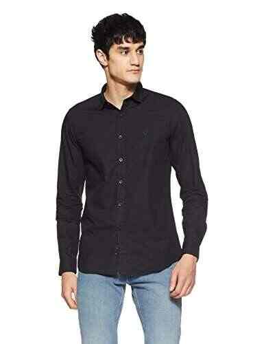 Buy Allen Solly Men S Plain Slim Fit Casual Shirt