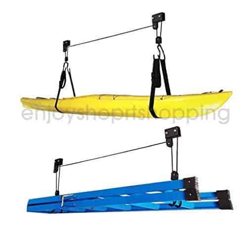 Buy Electroprime 125lbs 57kg Kayak Canoe Garage Ceiling Storage