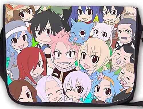 Siawasey Fairy Tail Anime Cosplay Messenger Bag Cross-body Bag Tote Bag Handbag Shoulder Bag