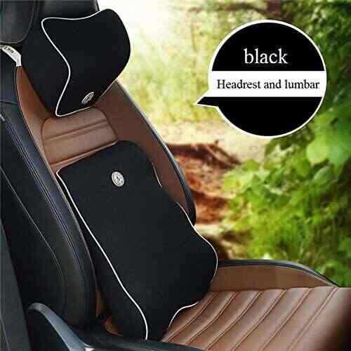 Akruti Auto Pillow Car Headrest Lumbar Support Relieve Fatigue